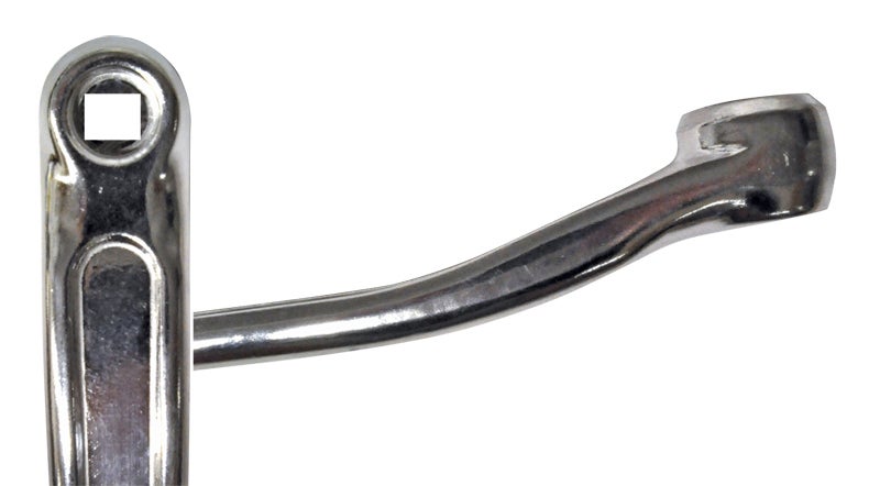 Kampi vasen 170mm, alu hopea, neli&ouml;