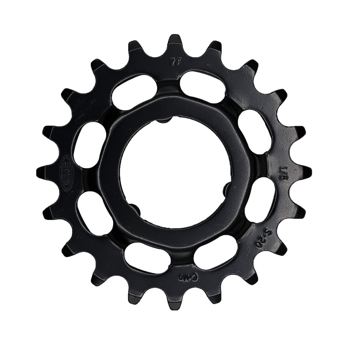 Ketjuratas KMC, E-bike Shimano 20h, taka musta, 1/8"