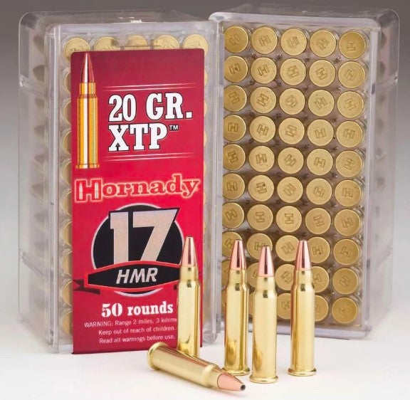 HORNADY 17 HMR XTP  1.3 g 724 M/S  50KPL