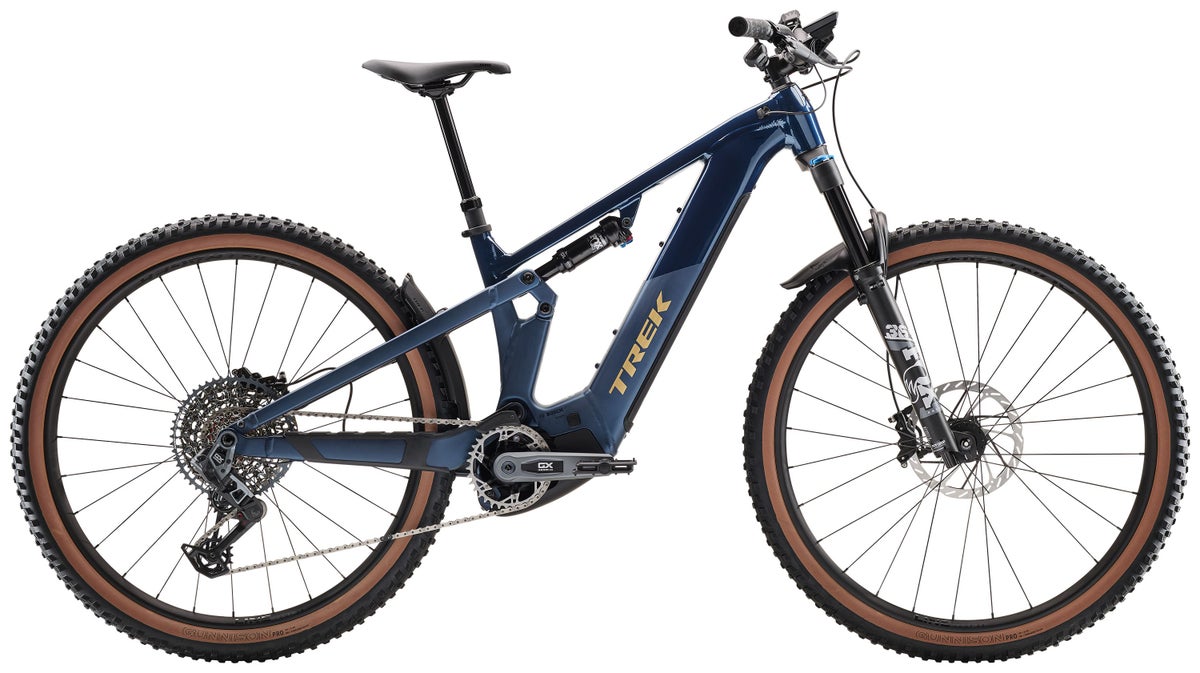 Trek Powerfly FS+ 8 Gen 4 t&auml;ysjousto s&auml;hk&ouml;maastopy&ouml;r&auml;