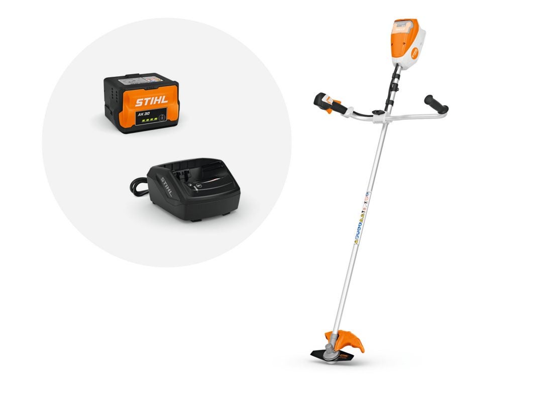 Stihl FSA 80 akkutrimmeri, AK sarja, mukana akku ja laturi