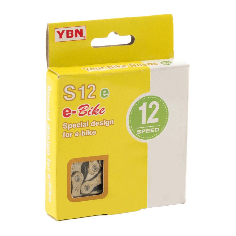 YBN S12E-S2 s&auml;hk&ouml;py&ouml;r&auml;n ketju 12-vaihteinen