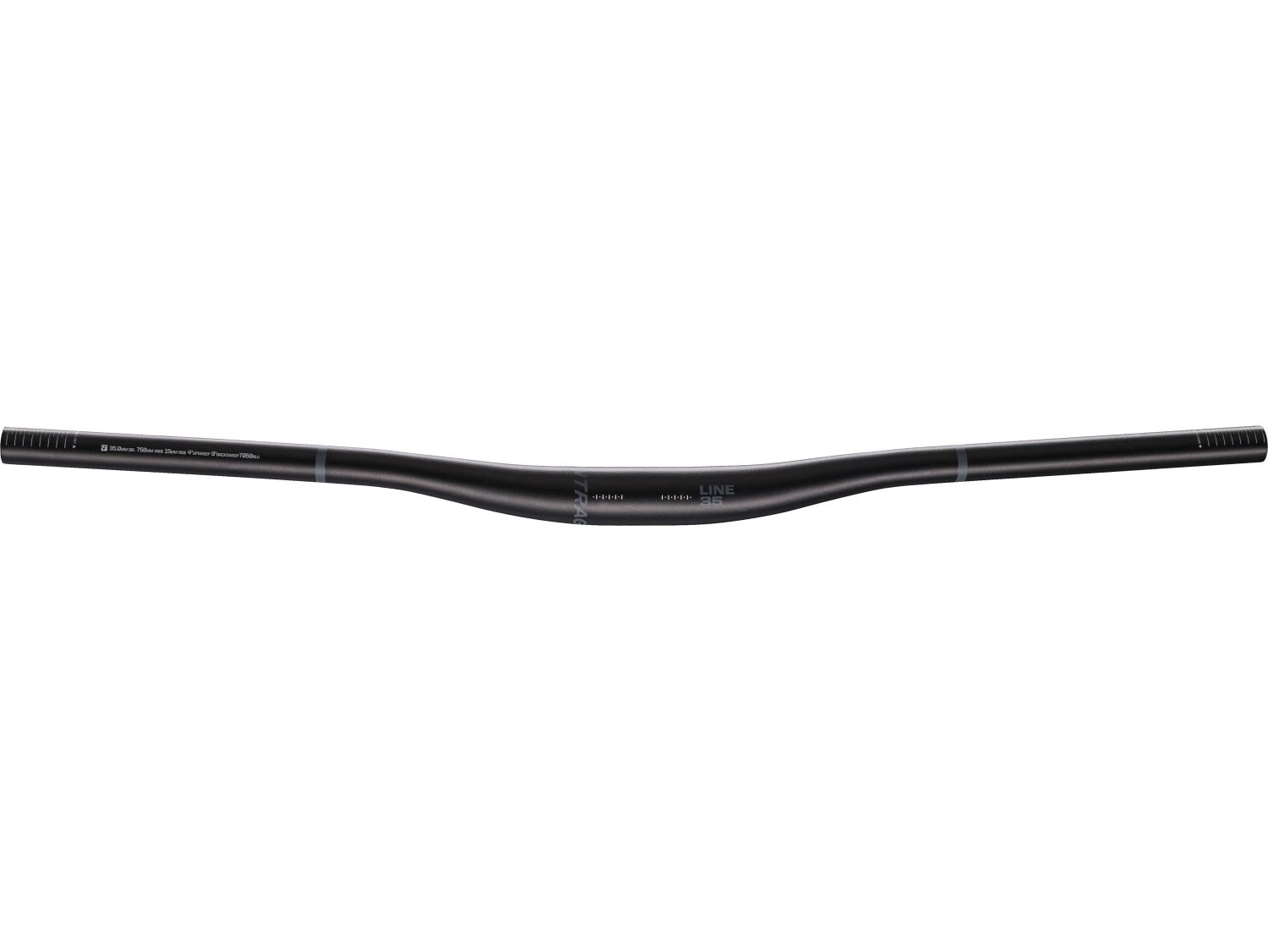Bontrager Line 35mm Bicycle Handlebar - 750 x 15mm - Black main image 1