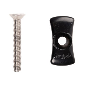 Seisontatuen kiinnike M10 x 70 ruuvilla, ruostumaton