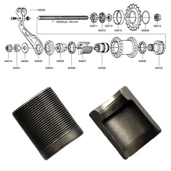SHIMANO 1-v (CB-E110), jarrukenk&auml;pari
