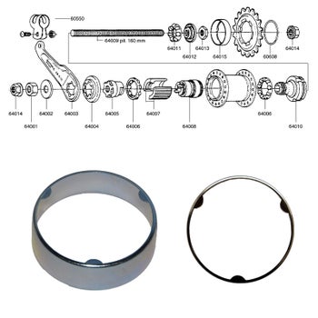 SHIMANO 1-v (CB-E110), p&ouml;lysuoja oikea