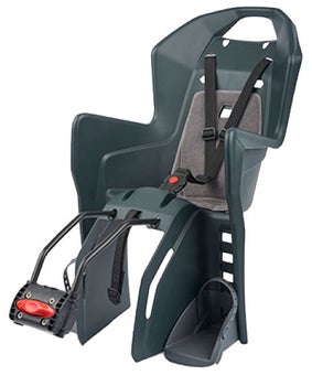 Lastenkuljetusistuin POLISPORT Koolah runkokiinnike, tummanharmaa/hopea