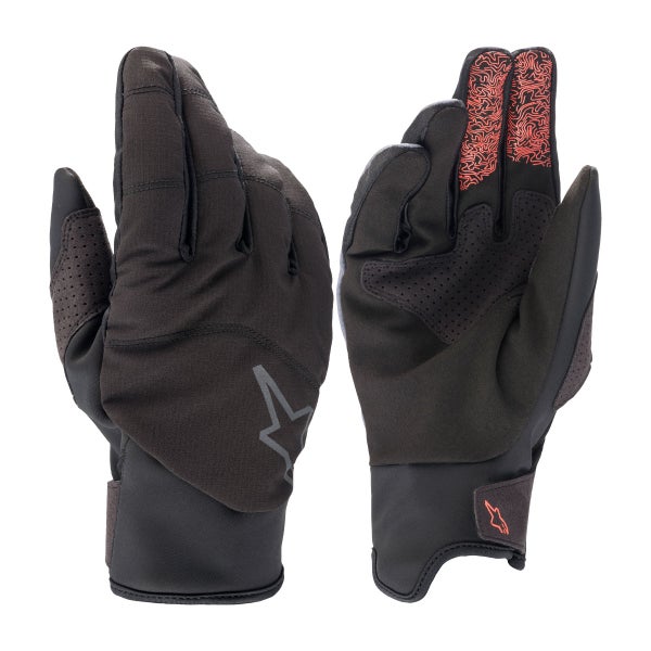 Hanskat ALPINESTARS Denali 2 musta/harmaa/korallinpunainen, XS