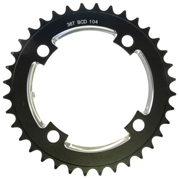 Ketjuratas MTB BCD104 alu musta. 36h.