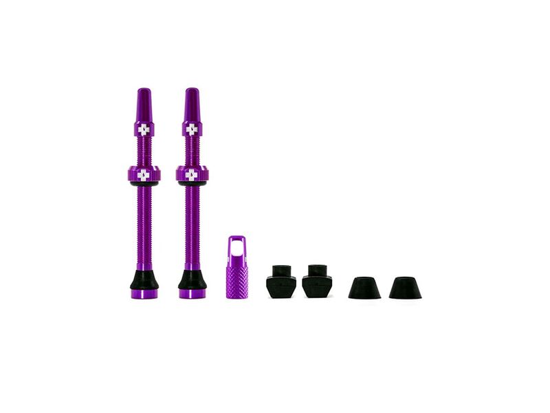 MUC-OFF Tubeless Valve Kit 60 mm Purple