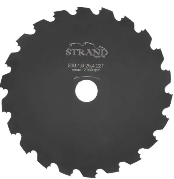 Strand raivaussahanter&auml; 225/20mm